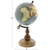imageDeco 79 Plastic Globe with Marble Base 5quot x 5quot x 10quot BlackBrown