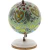 imageDeco 79 Plastic Globe with Marble Base 5quot x 5quot x 10quot BlackMulticoloredWhiteBrown