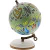 imageDeco 79 Plastic Globe with Marble Base 5quot x 5quot x 10quot BlackMulticoloredWhiteBrown