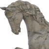 imageDeco 79 Polystone Horse Decorative Sculpture Home Decor Statue Accent Figurine 22quot x 7quot x 25quot BrownBeige