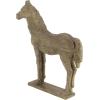 imageDeco 79 Polystone Horse Decorative Sculpture Home Decor Statue Accent Figurine 22quot x 7quot x 25quot BrownBeige