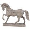 imageDeco 79 Polystone Horse Decorative Sculpture Home Decor Statue Accent Figurine 22quot x 7quot x 25quot BrownBeige