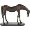 imageDeco 79 Polystone Horse Decorative Sculpture Home Decor Statue Accent Figurine 22quot x 7quot x 25quot BrownBronze