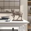 imageDeco 79 Polystone Horse Decorative Sculpture Home Decor Statue Accent Figurine 22quot x 7quot x 25quot BrownBrown