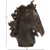 imageDeco 79 Polystone Horse Decorative Sculpture Home Decor Statue Accent Figurine 22quot x 7quot x 25quot BrownBrown