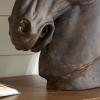 imageDeco 79 Polystone Horse Decorative Sculpture Home Decor Statue Accent Figurine 22quot x 7quot x 25quot BrownBrown