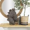 imageDeco 79 Polystone Horse Decorative Sculpture Home Decor Statue Accent Figurine 22quot x 7quot x 25quot BrownBrown