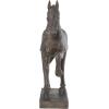 imageDeco 79 Polystone Horse Decorative Sculpture Home Decor Statue Accent Figurine 22quot x 7quot x 25quot BrownBrown
