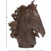imageDeco 79 Polystone Horse Decorative Sculpture Home Decor Statue Accent Figurine 22quot x 7quot x 25quot BrownBrown