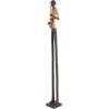 imageDeco 79 Polystone Musician Decorative Sculpture Tall Long Legged Jazz Band Home Decor Statues with Black Base Stand Set of 4 Accent Figurines 5quotW 40quotH BrownBrown
