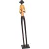imageDeco 79 Polystone Musician Decorative Sculpture Tall Long Legged Jazz Band Home Decor Statues with Black Base Stand Set of 4 Accent Figurines 5quotW 40quotH BrownBrown