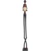 imageDeco 79 Polystone Musician Decorative Sculpture Tall Long Legged Jazz Band Home Decor Statues with Black Base Stand Set of 4 Accent Figurines 5quotW 40quotH BrownBrown
