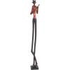 imageDeco 79 Polystone Musician Decorative Sculpture Tall Long Legged Jazz Band Home Decor Statues with Black Base Stand Set of 4 Accent Figurines 5quotW 40quotH BrownBrown