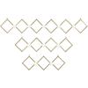 imageDeco 79 Rack Wall Hook S3 17quot 22quot 33quot W Gold