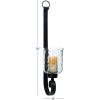 imageDeco 79 Rustic Metal Hanging Wall Mounted Candle Wall Sconce 7quot x 10quot x 19quot Brown Pack of 431H x 9L