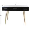 imageDeco 79 Sofa Foyer Living Room Entry Way Hallway Modern Wood Console Table 42quot L x 18quot W x 31quot H BlackBlack