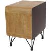 imageDeco 79 Sofa Foyer Living Room Entry Way Hallway Modern Wood Console Table 42quot L x 18quot W x 31quot H BlackBrownBlack