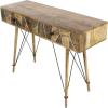 imageDeco 79 Sofa Foyer Living Room Entry Way Hallway Modern Wood Console Table 42quot L x 18quot W x 31quot H BlackBrownLight BrownBlack