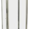 imageDeco 79 Stainless Steel Pillar Candle Lantern 10quot x 10quot x 21quot GoldSilver