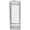 imageDeco 79 Stainless Steel Pillar Candle Lantern 10quot x 10quot x 21quot GoldSilver