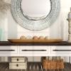 imageDeco 79 Teak Wood Handmade Living Room Decor Tray Live Edge Ottoman Tray Serving Tray 27quot x 6quot x 3quot Brown36 x 7 x 3