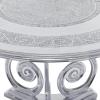 imageDeco 79 Traditional Aluminum Coffee Table 31quotW x 21quotH Silver