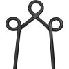 imageDeco 79 Traditional Metal Easel 6quot x 9quot x 18quot BlackBlack