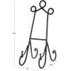 imageDeco 79 Traditional Metal Easel 6quot x 9quot x 18quot BlackBlack