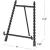 imageDeco 79 Traditional Metal Easel 6quot x 9quot x 18quot BlackBlack