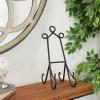 imageDeco 79 Traditional Metal Easel 6quot x 9quot x 18quot BlackBlack