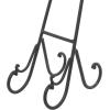 imageDeco 79 Traditional Metal Easel 6quot x 9quot x 18quot BlackBlack