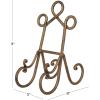 imageDeco 79 Traditional Metal Easel 6quot x 9quot x 18quot BlackBrown