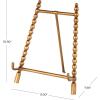 imageDeco 79 Traditional Metal Easel 6quot x 9quot x 18quot BlackGold