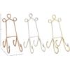 imageDeco 79 Traditional Metal Easel 6quot x 9quot x 18quot BlackMulti Colored