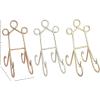 imageDeco 79 Traditional Metal Easel 6quot x 9quot x 18quot BlackMulti Colored