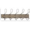 imageDeco 79 Wall Hook 30quot L x 4quot W x 11quot H GreyGray