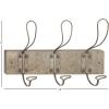 imageDeco 79 Wall Hook 30quot L x 4quot W x 11quot H GreyGray