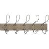 imageDeco 79 Wall Hook 30quot L x 4quot W x 11quot H GreyGray