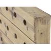 imageDeco 79 Wood 16 Bottle Wall Wine Rack 21quot x 4quot x 25quot Brown21 x 4 x 25