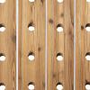 imageDeco 79 Wood 16 Bottle Wall Wine Rack 21quot x 4quot x 25quot Brown21 x 4 x 57
