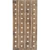 imageDeco 79 Wood 16 Bottle Wall Wine Rack 21quot x 4quot x 25quot Brown21 x 4 x 57