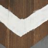 imageDeco 79 Wood Paddle Home Wall Decor Novelty Canoe Oar Wall Sculpture with Arrow and Stripe Patterns Wall Art 21quot x 2quot x 36quot BrownLight Gray