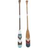 imageDeco 79 Wood Paddle Home Wall Decor Novelty Canoe Oar Wall Sculpture with Arrow and Stripe Patterns Wall Art 21quot x 2quot x 36quot BrownMulti Colored