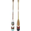 imageDeco 79 Wood Paddle Home Wall Decor Novelty Canoe Oar Wall Sculpture with Arrow and Stripe Patterns Wall Art 21quot x 2quot x 36quot BrownMulti Colored