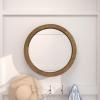 imageDeco 79 Wood Room Wall Mirror Entryway Mirror Wall Mounted Mirror 24quot x 3quot x 24quot Brown