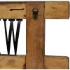 imageDeco 79 Wood Welcome Metal Wall Hook 32 by 10Inch Black