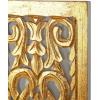 imageDeco 79 Wooden Floral Handmade Home Wall Decor Intricately Carved Acanthus Wall Sculpture Wall Art 12quot x 1quot x 36quot BrownGold