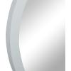 imageDeco 79 Wooden Room Wall Mirror Entryway Mirror Wall Mounted Mirror 32quot x 2quot x 32quot BlackWhite