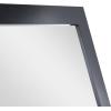 imageDeco 79 Wooden Room Wall Mirror Entryway Mirror Wall Mounted Mirror 33quot x 1quot x 65quot Black