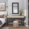 imageDeco 79 Wooden Room Wall Mirror Minimalistic Entryway Mirror Wall Mounted Mirror 24quot x 1quot x 42quot Black